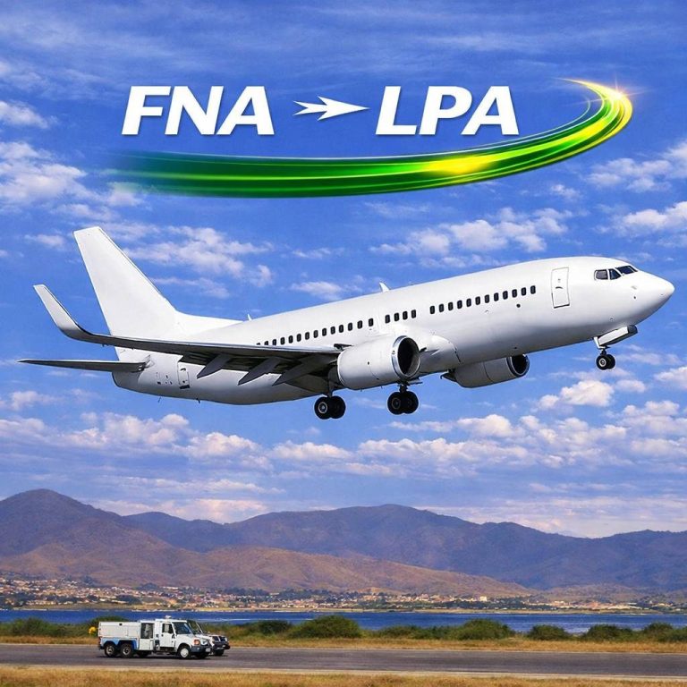 Book the direct flight from Freetown (FNA) to the Canary Islands (LPA). Sierra Leone to Spain. Flight WRK614. Nonstop.
